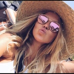 Ray Ban Round Flash Lenses in Copper Flash